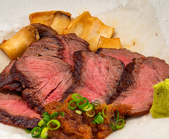 「里見伏姫牛」ステーキ